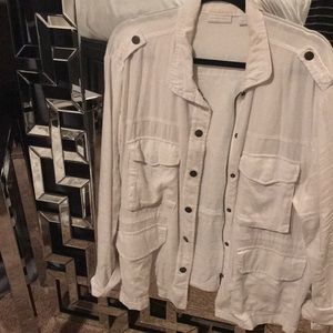 Drawstring light cotton jacket